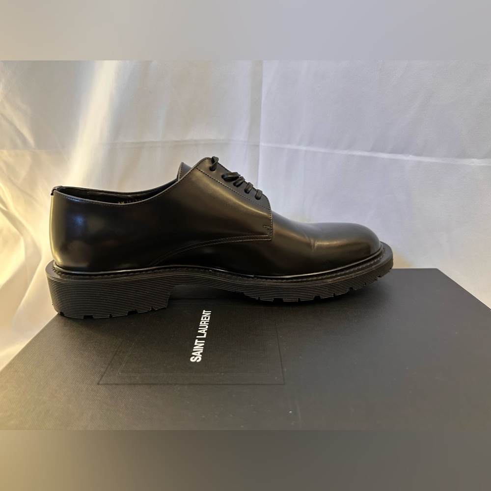 Saint Laurent Vaughn Oxford in Nero black formal dress shoe wedding groom IT 44 - Picture 10 of 16